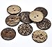 Bottle Caps, Beads and More (Tm) 20 Pcs Brown Coconut Shell 2 Holes Sewing Buttons 38mm (1-1/2