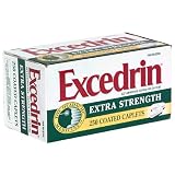 Excedrin Acetaminophen, Asprin and Caffeine, Extra Strength, 250-Count Bottles (Pack of 2)