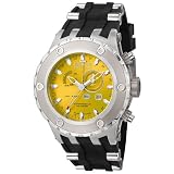 Invicta Men's 6208 Reserve Collection GMT Stainless Steel Black Rubber Watch