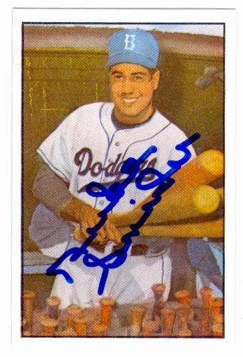 Duke Snider Autographed/Hand Signed baseball card (Brooklyn Dodgers) 1982 Diamond Classics #26 (67)