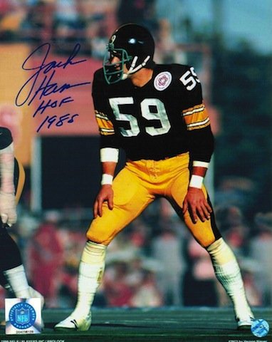 Jack Ham Signed Steelers 16x20 Photo - HOF 1988