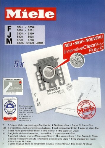 Miele TYPE F J M Intensive Clean PLUS Vacuum Cleaner Bags