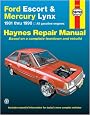 Ford Escort & Mercury Lynx, 1981 through 1990: All Gasoline Engines (Haynes Automotive Repair Manual)