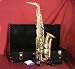 Musical Instruments : Swing Street - Mark X Pro Series - Gold Lacquer Alto Saxophone with Deluxe Case and Selmer mouthpiece. THREE YEAR WARRANTY