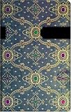 French Ornate - Bleu (Smythe Sewn Address Books)