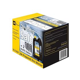 AA Car Essentials 3.5kg Pack of De-Icing Salt with Two x 3.5kg Refills (total 10.5kg salt)