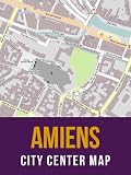 Amiens, France City Center Street Map