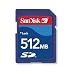 SANDISK 512MB SECURE DIGITAL CARD