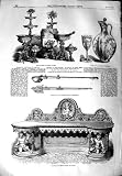 1851 China Glass Swords Sideboard Furniture Jeanes