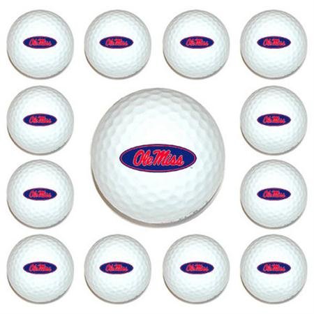 Mississippi Ole Miss Rebels Ncaa Dozen Golf Ball Pack