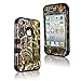 MOUKOU(TM) B Style Straw Grass Mossy Camo Design Hybrid Cover Case for iPhone4 4s
