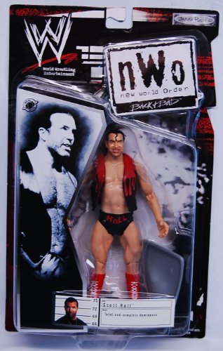 WWE New World Order Back & Bad NWO Scott Hall in Razor Ramon Style Outfit 2002 Action Figure