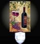 Grapes and Red Wine Decorative Night Light