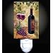 Grapes and Red Wine Decorative Night Light
