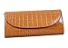 Bundle Monster Womens Envelope Evening Patent Croc Skin Embossed Clutch - BROWN