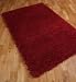 Kitchen & Housewares : Large: Envy shaggy rugs in Red 160cm x 230cm (63in x 91in)