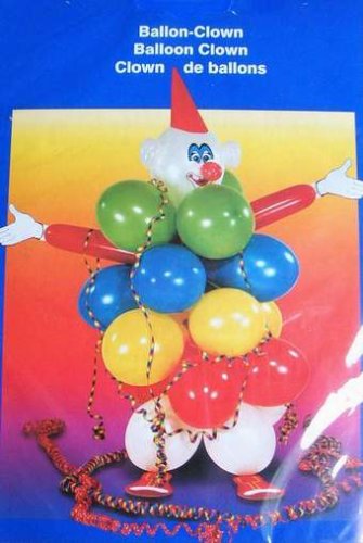Childrens Toyshop  Spielwaren : Ballon-Clown Dekoset -45001-