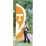 Tennessee Volunteers NCAA Applique & Embroidered Tall Team Flag (102x30)
