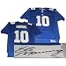 Sporting Goods : Eli Manning Autographed Authentic Blue Giants Jersey Sports Football