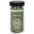 Morton & Bassett Organic Parsley, .28-Ounce Jars (Pack of 3)