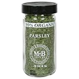 Morton & Bassett Organic Parsley, .28-Ounce Jars (Pack of 3)