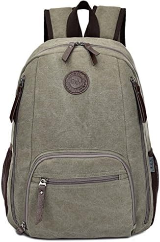 Customized High Class Canvas Double Shoudlers Backpack Can Print Your Name