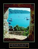 MOTIVATIONAL POSTER OPEN WINDOW LIMITLESS OPPORTUNITY