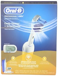 Oral-B Professional Deep Sweep + Smart Guide Triaction 5000 Rechargeable Electric Toothbrush 1 Count