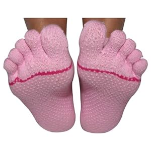 ToeSox Yoga / Pilates Toe Socks, Organic Cotton