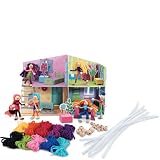 Yarn Doll Family & House Woolly Dollie