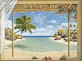 Seychelles View - Art Print - 80x60cm - Art247 Poster Print
