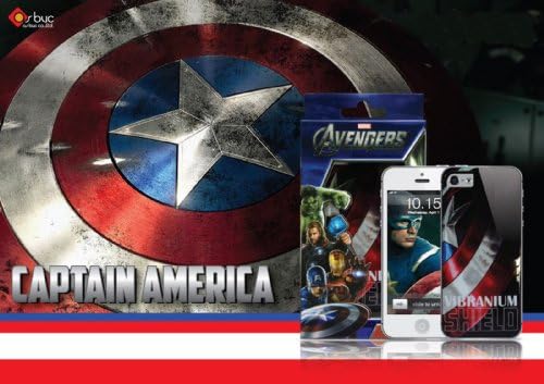 Case Marvel Iphone 5 (Tpu) Thermoplastic Polyurethane Captain America License Case By Asbuc