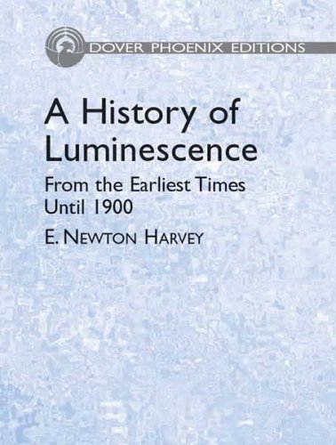 A History of Luminescence: From the Earliest Times Until 1900 (Dover Phoenix Editions)