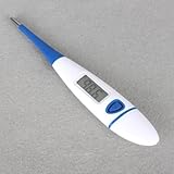 Jumbo Display Instand Read Flexible Tip Digital Pocket Temp Thermometer °F with Fever Alarm
