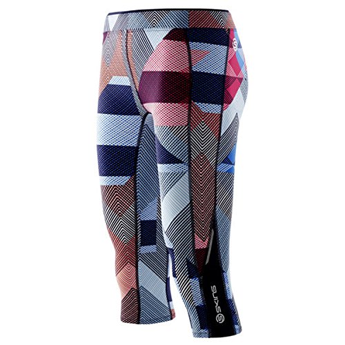 SKINS A200 Capri Compression Tights, This Way Up, X-Small