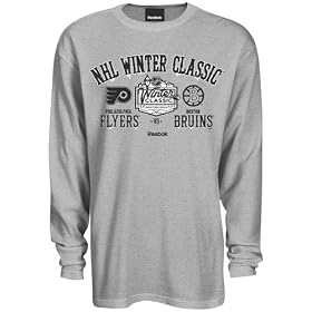 Reebok 2010 NHL Winter Classic Ash Long-Sleeve Thermal Shirt