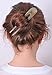Marycrafts Wooden Rosy Wavy Hair Pin, Hair Fork, Hair Stick, Hair Accessory Handmade 5.12