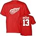 Pavel Datsyuk Detroit Red Wings Red Name and Number T-Shirt