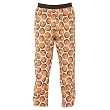 Basketball Figural Novelty Print Jersey cotton pants for lounging, sleep, sports. Unisex relaxed fit, available in 5 Adult sizes, exposed elastic waist