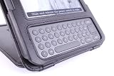 picture of Duragadget Genuine Leather Case & Cover With Stand for Kindle 3 - Black