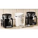 Oggi EZ Grip Regular Coffee Canister, Black