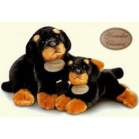 stuffed rottweiler