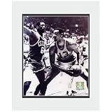 Photo File Boston Celtics Bill Russell Vs. 76Ers Wilt Chamberlain Matted Photo
