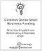 Common Sense Small Business Funding: What You Should Know Before Using A Business Angel