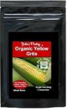 Organic Yellow Steel Cut Corn Grits 1 Pound Pkg.