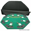 Solid Wood 2 Fold Poker/Blackjack Tabletop - Single sided (fls)