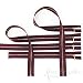 Tiny Teeth (#1) Gold & Burgundy Wine Open End Zipper, 18