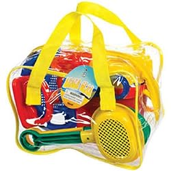 Complete Sand & Water Beach Play Set: Includes Toys, Watering Can, Bucket, Shovel and more!