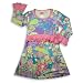 Apparel : Lipstik - Toddler Girls Long Sleeve Floral Dress, Pink, Multi