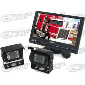 Pack de recul Auto, Camion, Bus, motorhome: Ecran 7"+2 Cam�ras
